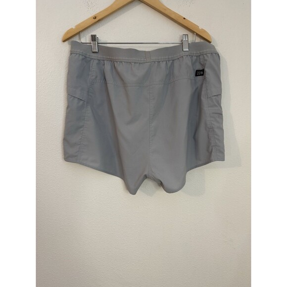 Mountain Hardware Women’s Lightweight Shorts Pockets Running Hiking Size XL Gray - Picture 2 of 7